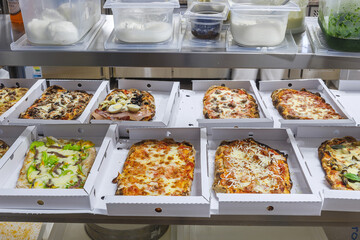 pizza, vegetable, restaurant, olive, roman, white, rome, menu, mozzarella, fast, hot, lunch, clipping, isolate, marble, path, grease, italian food, junk, rustic, thin, unhealthy, cookery, fun, isolate