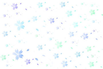 カラフルな花柄