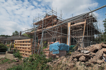Houses under construction
in United Kingdom