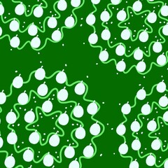 green background with dorian fruits