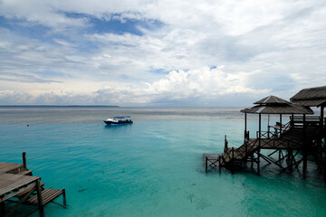 A picture of a beautiful resort