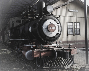 old steam locomotive