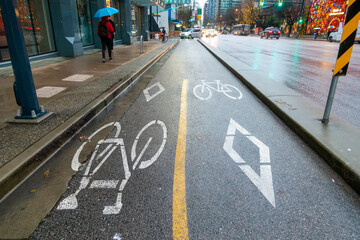 Street at Vancouver Canada