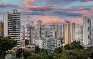 View of residential buildings in the city of Salvador Bahia Brazil