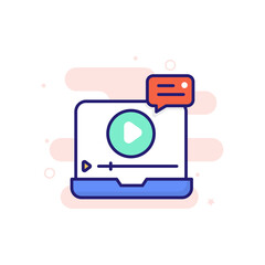 Internet Marketing vector icon style illustration. EPS 10 File Marketing and advertising symbol