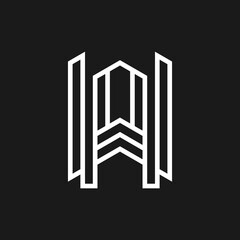 Letter W Building Creative Logo Design