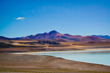 Paisaje en el desierto de Atacama, Chile