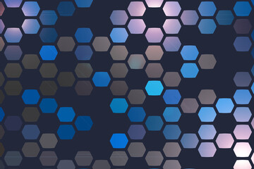 abstract blue background with squares , digital background