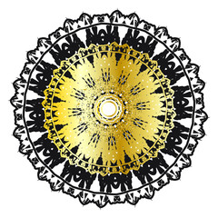 spiritual symbol round ornament