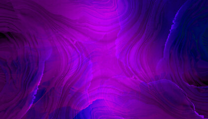 Abstract Classic violet purple Marbled background, fluid paint art, wavy wallpaper, marbling texture, purple violet lines, artistic fashion backdrop