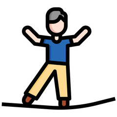 Circus Filled Outline