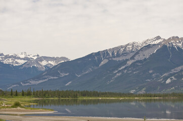 Jasper Lake on a Cloudy Day