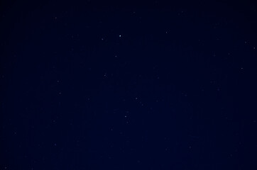 Fototapeta na wymiar A Starry Night Sky over Jasper National Park