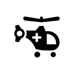 Ambulance helicopter icon