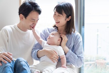 仲良し親子　ポートレート