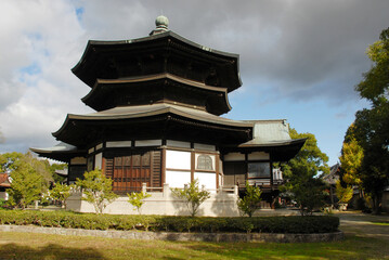 Obraz premium 斑鳩寺 聖徳殿奥殿 兵庫県太子町鵤