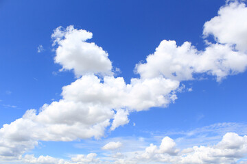 Obraz premium blue sky with clouds