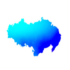 Obraz premium watercolor blue splatter stain texture background design pattern art