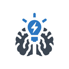 Brain idea icon