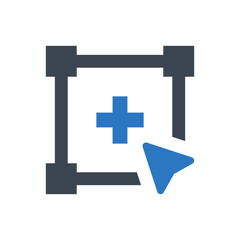 Obraz premium Transform tool icon