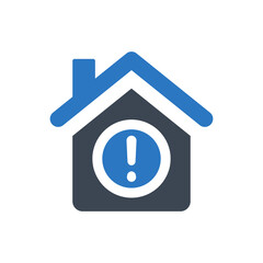 Home smart warning icon