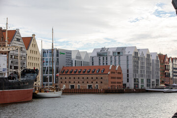 Granary Island in Gdansk - an example of a combination of old and modern architecture