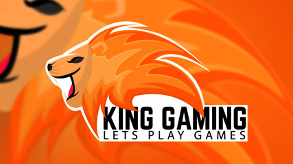 Lion Mascot logo