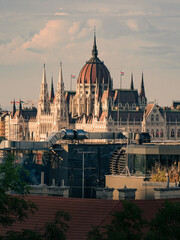 Obraz premium Hungarian parliament city
