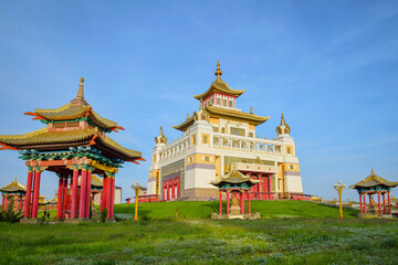 Pagodas of the Golden Abode in Elista