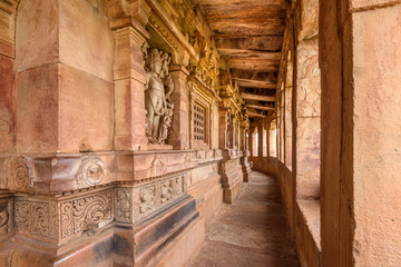The ancient temple of Durga in the Aihole village, Karnataka, India.