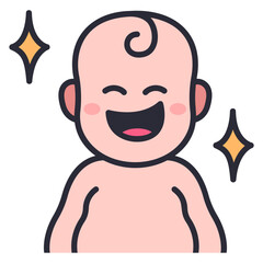 baby smile icon