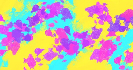 colorful hand prints