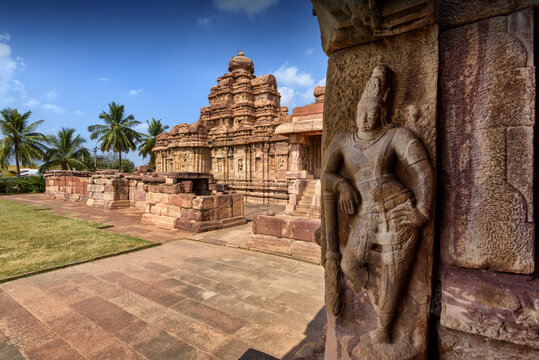 The Mallikarjuna Temple at Pattadakal temple complex, Karnataka, India
