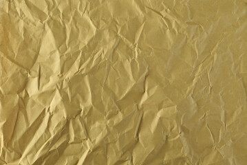 Wrinkly blank shopping paper bag texture and background