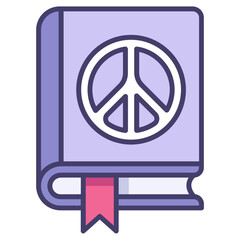 peace book icon