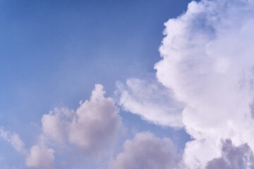 blue sky with clouds