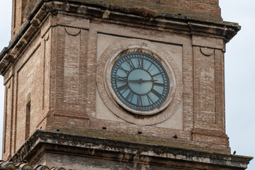 detail of the cathedral of terni