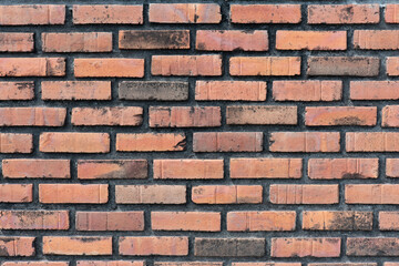 red brick wall pattern background