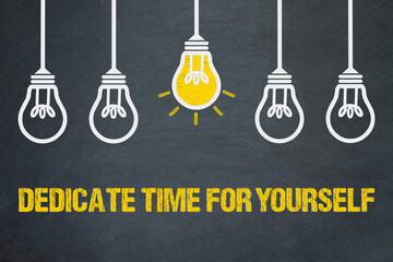 dedicate time for yourself 