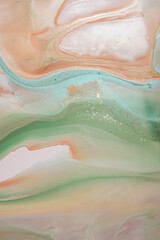 Acrylic abstract paint. Closeup of the painting. Colorful abstract painting background. Highly-textured oil paint. High quality details.