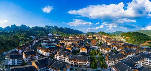 Mengliu Town, xiaoqikong scenic spot, Libo County, Guizhou Province, China