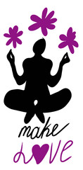 yoga lotus position