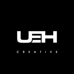 UEH Letter Initial Logo Design Template Vector Illustration