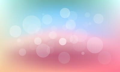 Colorful bokeh background blur,holiday wallpaper. abstract background summer, spring.vector illustration