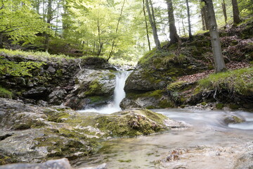 Kesselberg Wasserfall in Kochel am See