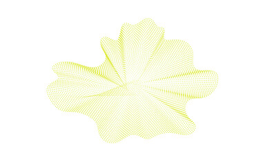 Vector abstract background with dynamic waves, line and particles. Illustration suitable for design. eps 10