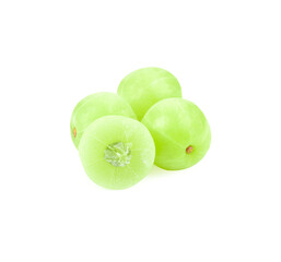 Indian gooseberry isolated on white background