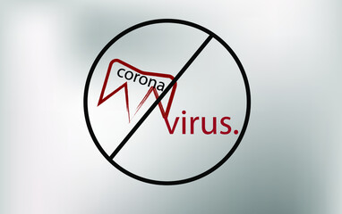 Coronavirus disease COVID-19 infection medical isolated. China pathogen respiratory influenza covid virus cells. New official name for Coronavirus disease named COVID-19, vector illustration