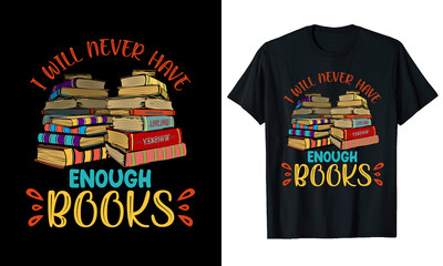 JUST A GIRL WHO LOVES BOOKS T-Shirt Design
