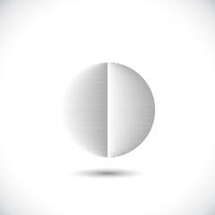 Concentric circle elements. Element for graphic web design, Template for print, textile, wrapping, decoration - vector illustration